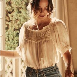 Dôen Frances Top in Alabaster